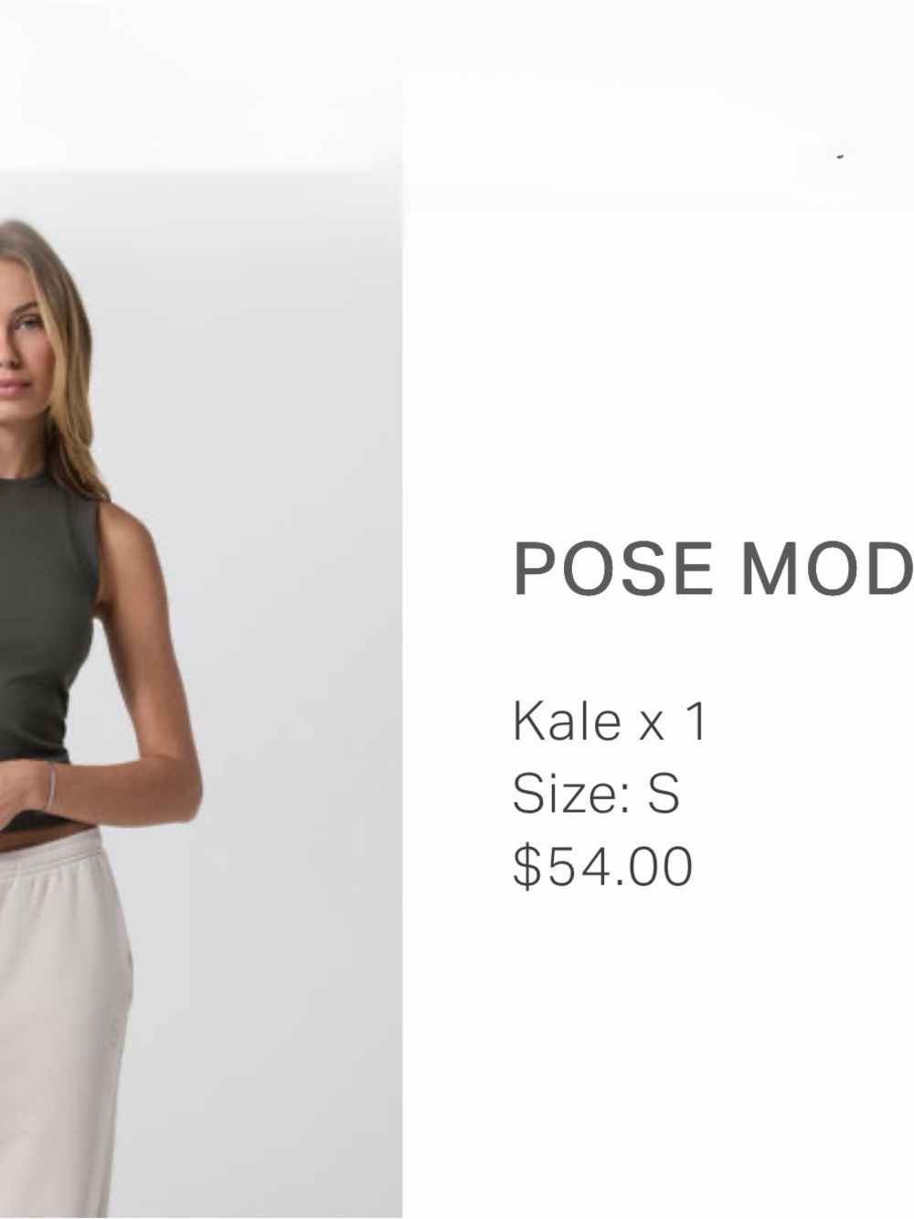 Vuori pose modern tank in kale small